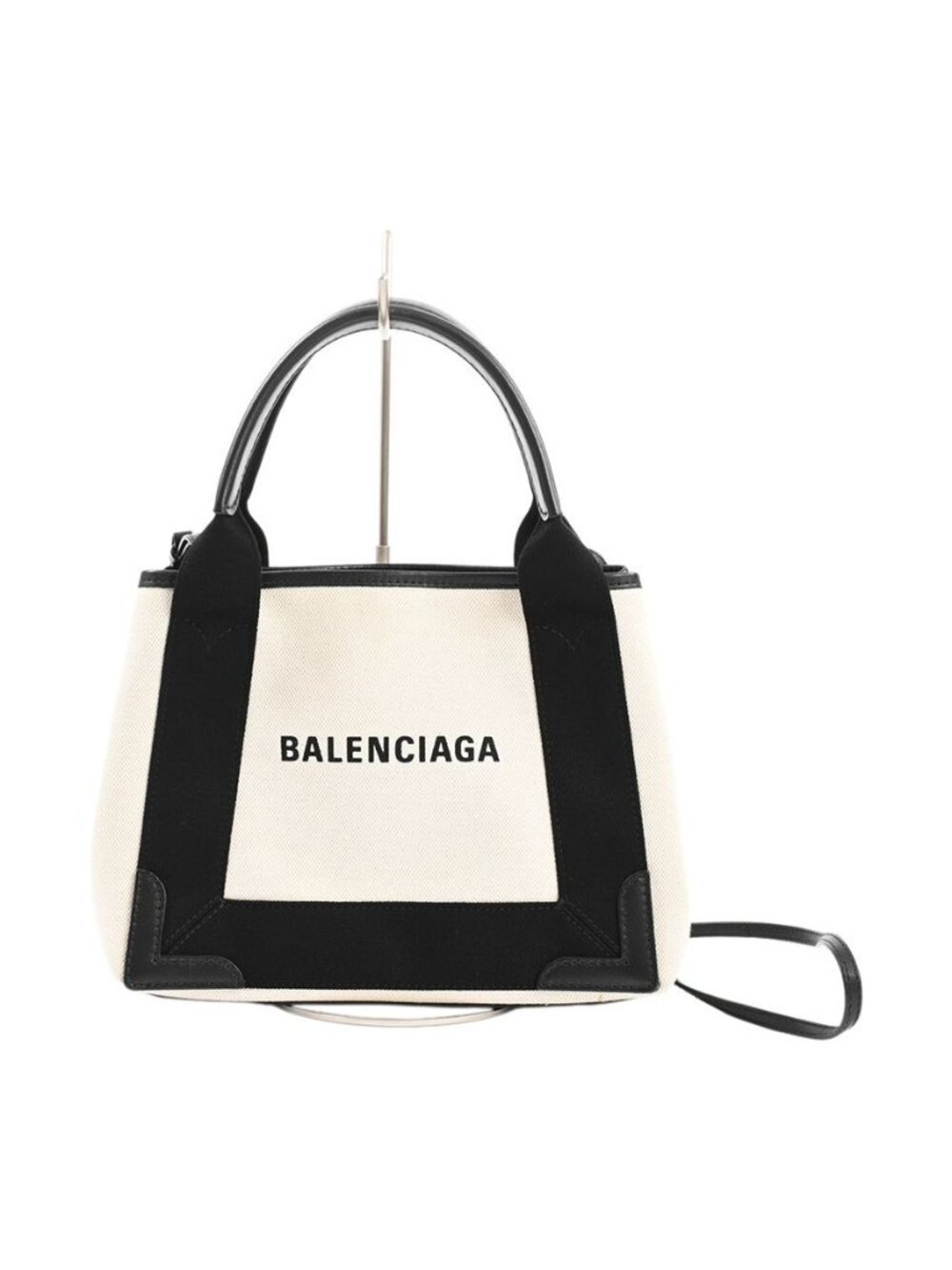Balenciaga Handbag Navy Cabas XS